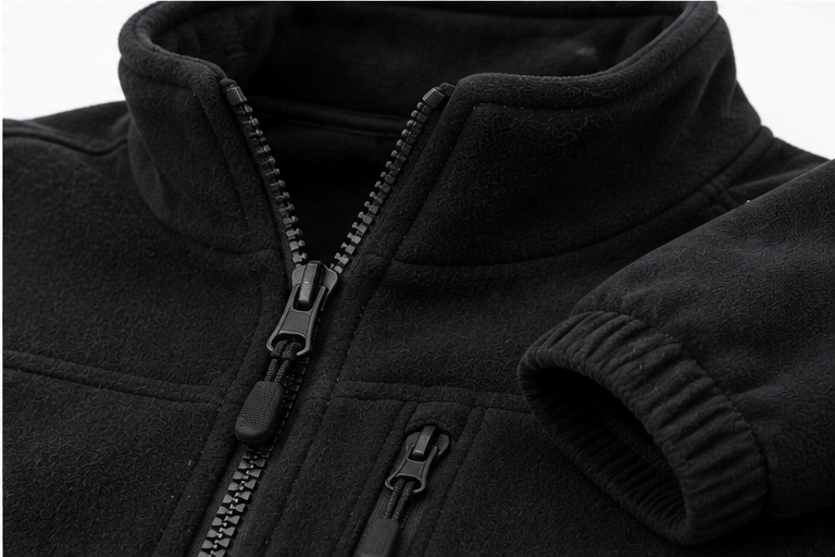 Custom Full-Zip Fleece Jacket – Premium Winter Outerwear - Image 3