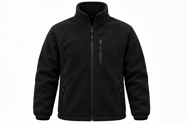 Custom Full-Zip Fleece Jacket – Premium Winter Outerwear